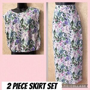 Love You More 2 Piece Skirt Set